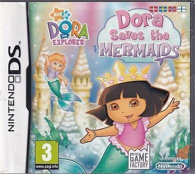 Nick Jr. - Dora the Explorer - Dora Saves the Mermaids - Nintendo DS - Uden manual (B Grade) (Genbrug)